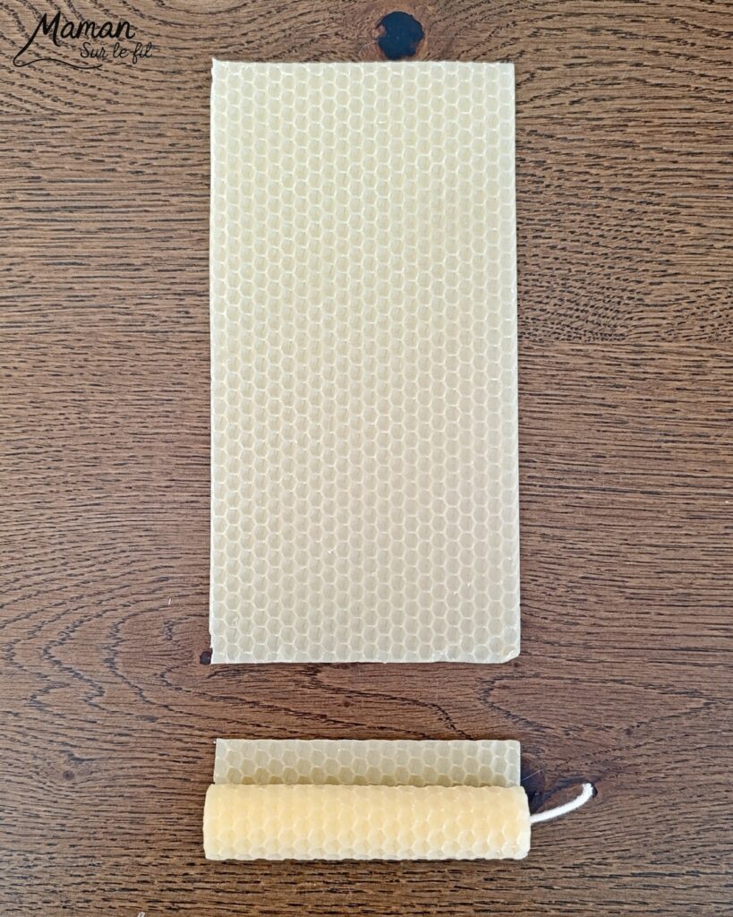 Fabriquer des bougies DIY en cire d'abeilles : activité créative et manuelle enfants - Décoration faite maison grâce à un kit créatif tout compris - A faire toute l'année, thèmes variés abordés : hiver, automne pour le côté cocooning, printemps pour un thème sur les abeilles et les insectes - Sensoriel avec une bonne odeur, motricité fine - Bricolage joli et décoration DIY et facile - Bricolage Fait maison, décoration - Thème Noël, fêtes de fin d'année, décorations pour la maison, insectes et petites bêtes - Bricolage sympa et facile - Arts visuels Maternelle et cycle 2 - Maternelle et élémentaire - Créativité - Cycle 1 ou 2 - tutoriel photos - mslf