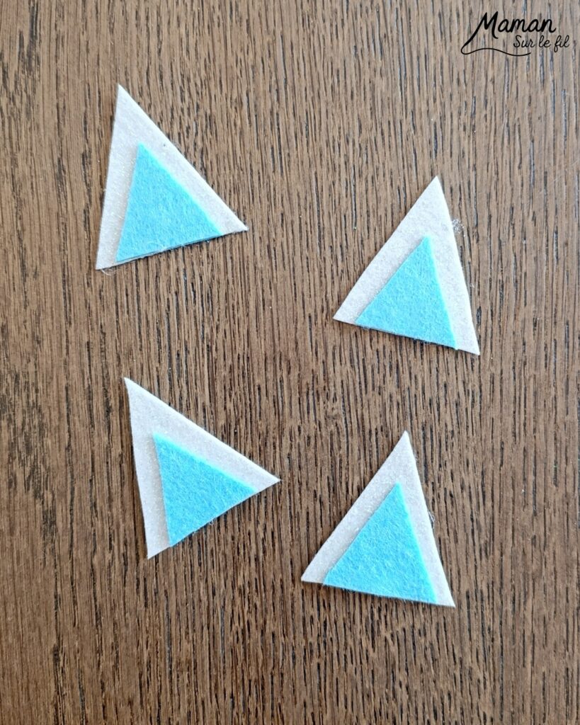 Fabriquer des renards polaires avec des bâtonnets de glace en bois : activité créative, récup' et manuelle enfants - Recyclage, surcyclage de bâtonnets de glace - Peinture, feutrine, pompons et yeux mobiles pour les détails - Version arctique et hivernale des renards roux - Cadeau à offrir Fait maison - Bricolage facile et rigolo - Thème animaux du froid, de la banquise, neige, pôles, hiver - Bricolage et décoration sympa et facile - Arts visuels maternelle et élémentaire - Cycles 1 et 2 - Créativité - tutoriel photos - mslf