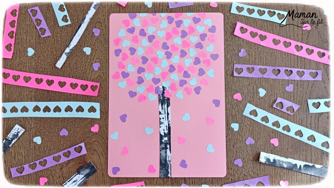 Créer un bouleau d'amour et présentation du nouveau magazine Revue Salamandre : activité créative, collage, peinture et manuelle et lecture enfants - Peindre le tronc du bouleau avec une bande de carton - Arbre d'amour avec coeurs perforés et collés - Perforatrice et collage - Bricolage simple avec papier plein d'amour - Magazine Revue Salamandre parfait pour les ados et adultes amoureux de la nature et des animaux - 13 ans et plus - Collège, Lycée - 3 version pour tout âge - Complet et qualitatif - Reportages, belles photos, BD, jeux, activités manuelles... - Bricolage et décoration DIY et facile - Bricolage Fait maison, décoration - Thème Saint Valentin, amour, amitié, forêt, arbres, nature - Bricolage sympa et facile - Arts visuels Maternelle et cycle 2 - Maternelle et élémentaire - Créativité et lecture jeunesse - Cycle 1 ou 2 - tutoriel photos - mslf