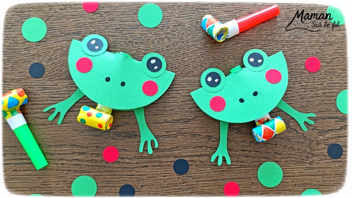 Fabriquer des grenouilles du carnaval qui tirent la langue et présentation du nouveau magazine Salamandre Junior : activité créative, collage et manuelle et lecture enfants - Fabriquer la grenouille avec des cercles de papier cartonné - Le système de langue est fait avec une langue de belle-mère ou mirliton - Magazine Salamandre Junior parfait pour 8 à 12 ans, amoureux de la nature et des animaux - Primaire et collège - 3 versions pour tout âge - Complet et qualitatif - Reportages, belles photos, BD, jeux, activités manuelles... - Bricolage et décoration DIY et facile - Bricolage Fait maison, décoration - Thème reptiles et batraciens, grenouilles et crapauds, carnaval, Mardi Gras - Bricolage sympa et facile - Arts visuels Maternelle et cycle 2 - Maternelle et élémentaire - Créativité et lecture jeunesse - Cycle 1 ou 2 - tutoriel photos et vidéo - mslf