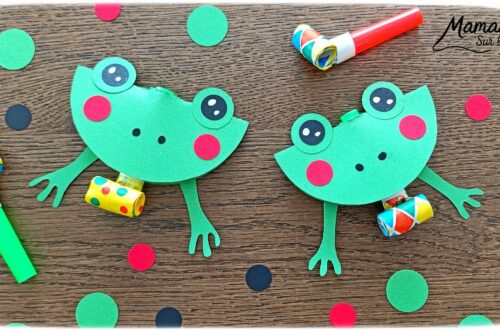 Fabriquer des grenouilles du carnaval qui tirent la langue et présentation du nouveau magazine Salamandre Junior : activité créative, collage et manuelle et lecture enfants - Fabriquer la grenouille avec des cercles de papier cartonné - Le système de langue est fait avec une langue de belle-mère ou mirliton - Magazine Salamandre Junior parfait pour 8 à 12 ans, amoureux de la nature et des animaux - Primaire et collège - 3 versions pour tout âge - Complet et qualitatif - Reportages, belles photos, BD, jeux, activités manuelles... - Bricolage et décoration DIY et facile - Bricolage Fait maison, décoration - Thème reptiles et batraciens, grenouilles et crapauds, carnaval, Mardi Gras - Bricolage sympa et facile - Arts visuels Maternelle et cycle 2 - Maternelle et élémentaire - Créativité et lecture jeunesse - Cycle 1 ou 2 - tutoriel photos et vidéo - mslf