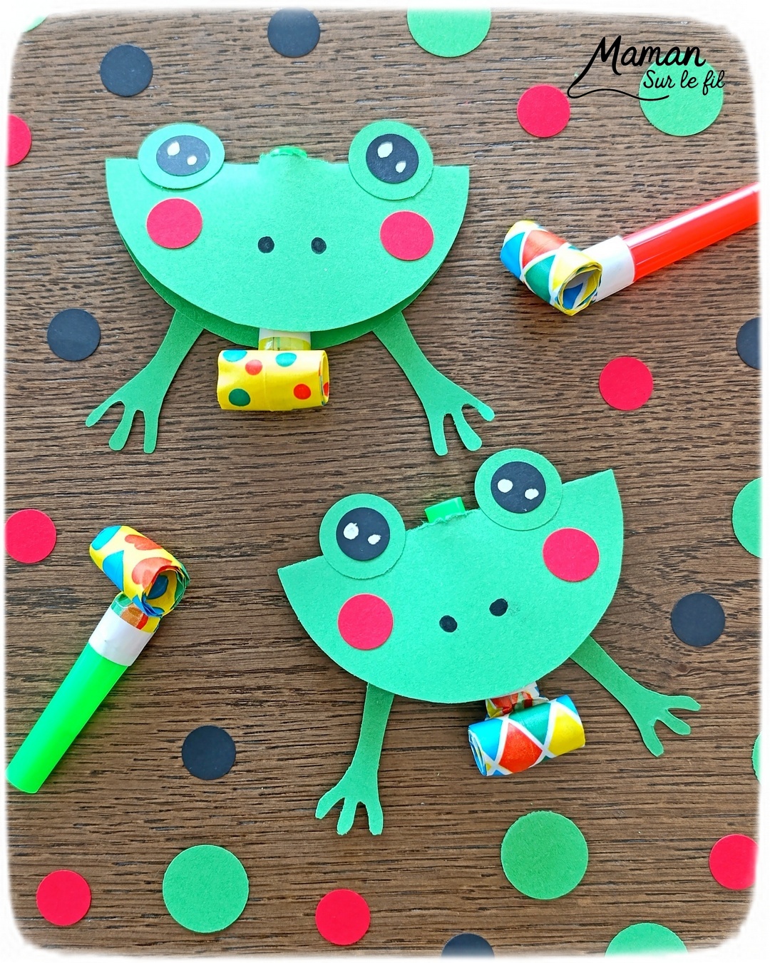 Fabriquer des grenouilles du carnaval qui tirent la langue et présentation du nouveau magazine Salamandre Junior : activité créative, collage et manuelle et lecture enfants - Fabriquer la grenouille avec des cercles de papier cartonné - Le système de langue est fait avec une langue de belle-mère ou mirliton - Magazine Salamandre Junior parfait pour 8 à 12 ans, amoureux de la nature et des animaux - Primaire et collège - 3 versions pour tout âge - Complet et qualitatif - Reportages, belles photos, BD, jeux, activités manuelles... - Bricolage et décoration DIY et facile - Bricolage Fait maison, décoration - Thème reptiles et batraciens, grenouilles et crapauds, carnaval, Mardi Gras - Bricolage sympa et facile - Arts visuels Maternelle et cycle 2 - Maternelle et élémentaire - Créativité et lecture jeunesse - Cycle 1 ou 2 - tutoriel photos et vidéo - mslf