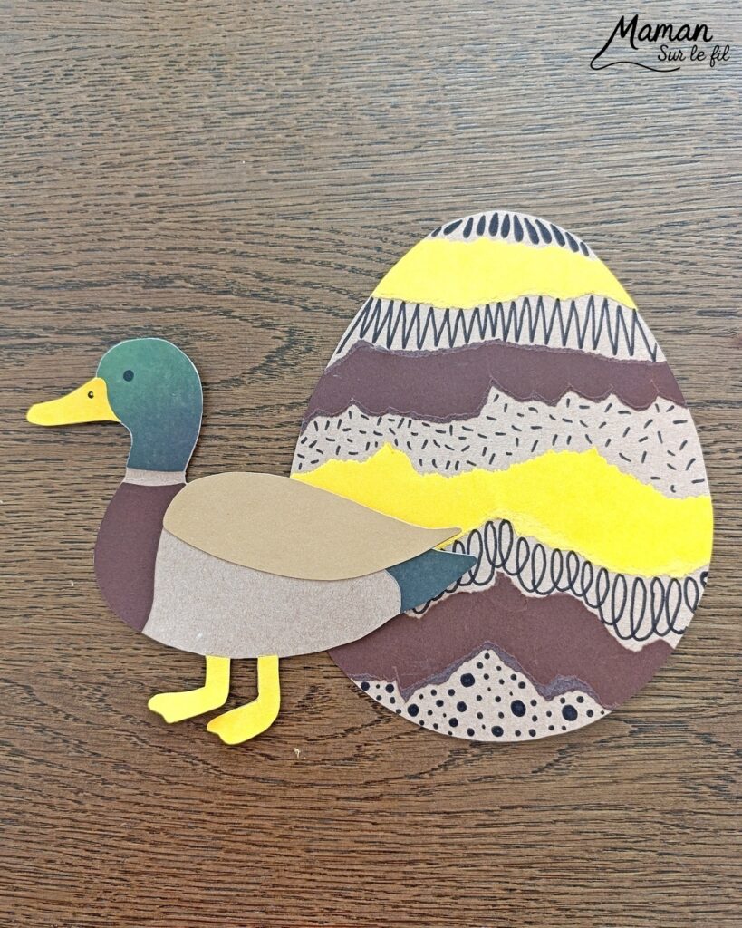Fabriquer un canard de Pâques en carton et papier déchiré et présentation des nouveaux hors-séries Salamandre : activité créative, collage et manuelle et lecture enfants - Le canard colvert est fabriqué avec du carton et du papier - Découpage, collage - L'oeuf de Pâques est fait avec du carton et des bandes de papier déchiré - Graphismes et dessin - Avis sur les magazines Hors-série Petite Salamandre et Salamandre Junior, parfaits pour 4 à 12 ans, amoureux de la nature et des animaux - Maternelle, Primaire et collège - 3 versions pour tout âge - Complet et qualitatif - Reportages, belles photos, BD, jeux, activités manuelles... - Bricolage et décoration DIY et facile - Bricolage Fait maison, décoration - Thème Animaux de la ferme, animaux et nature en ville, oiseaux, canards, Pâques - Bricolage sympa et facile - Arts visuels Maternelle et cycle 2 - Maternelle et élémentaire - Créativité et lecture jeunesse - Cycle 1 ou 2 - tutoriel photos - mslf