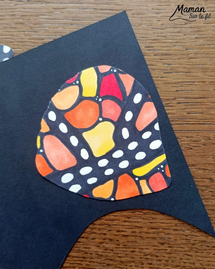 Dessiner un papillon Belle-Dame façon art thérapie : activité créative, dessin et manuelle enfants - Dessins et graphismes façon Zen art - Détente, relaxation, gestion du stress, coloriage - Découpage, collage, contraste - Bricolage facile - Thème insectes et autres petites bêtes, nature, printemps - Bricolage et décoration sympa et facile - Arts visuels maternelle et élémentaire - Cycles 2 et 3 - Créativité - tutoriel photos - mslf