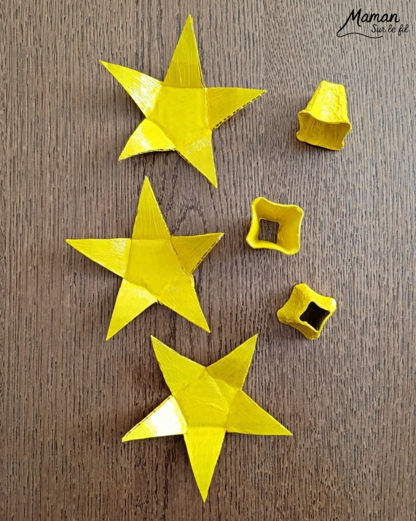 Fabriquer des jonquilles en récup' de carton et de boite à oeufs : activité créative, peinture et manuelle enfants - Recyclage, surcyclage de carton et de boites à oeufs - Découpage, peinture, collage - Cotons-tiges pour les pistils - Décoration DIY Fait maison - Cadeau DIY, fait maison à offrir - Bricolage facile - Thème fleurs, nature, printemps, fête des mères, grands-mères, saint-valentin, amour, amitié - Bricolage et décoration sympa et facile - Arts visuels maternelle et élémentaire - Cycles 1 et 2 - Créativité - tutoriel photos - mslf