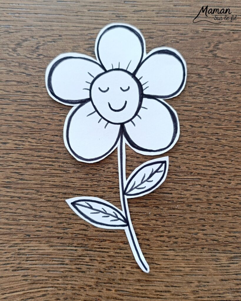 Créer une fleur en noir et blanc sur fond coloré Arc-en-ciel : activité créative, peinture et manuelle enfants - Peinture type aquarelle - Tracé de lignes horizontales aux couleurs de l'arc-en-ciel - Dessin de la fleur au feutre noir - Découpage, collage, contraste - Cadeau DIY, fait maison à offrir - Bricolage facile - Thème fleurs, nature, printemps - Bricolage et décoration sympa et facile - Arts visuels maternelle et élémentaire - Cycles 1 et 2 - Créativité - tutoriel photos - mslf