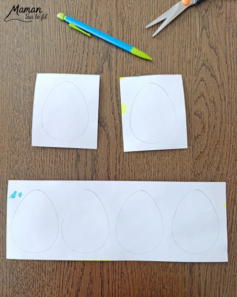 Peindre des oeufs de Pâques façon Pop Art à l'essoreuse à salade : activité créative, peinture et manuelle enfants - Techniques de peinture ludiques : essoreuse à salade pour le fond et tampons, cotons-tiges et bouchons pour l'oeuf - Marge noire pour le contraste - Découpage, collage - Couleurs vives pour contraste avec le noir - Décoration DIY Fait maison - Bricolage facile - Thème Pâques, gourmandises, chocolat, oeufs - Bricolage et décoration sympa et facile - Arts visuels maternelle et élémentaire - Cycles 1 et 2 - Créativité - tutoriel photos - mslf