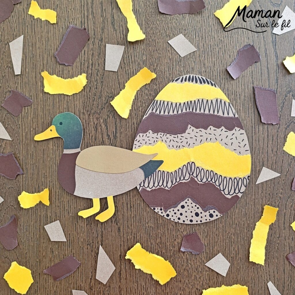 Fabriquer un canard de Pâques en carton et papier déchiré et présentation des nouveaux hors-séries Salamandre : activité créative, collage et manuelle et lecture enfants - Le canard colvert est fabriqué avec du carton et du papier - Découpage, collage - L'oeuf de Pâques est fait avec du carton et des bandes de papier déchiré - Graphismes et dessin - Avis sur les magazines Hors-série Petite Salamandre et Salamandre Junior, parfaits pour 4 à 12 ans, amoureux de la nature et des animaux - Maternelle, Primaire et collège - 3 versions pour tout âge - Complet et qualitatif - Reportages, belles photos, BD, jeux, activités manuelles... - Bricolage et décoration DIY et facile - Bricolage Fait maison, décoration - Thème Animaux de la ferme, animaux et nature en ville, oiseaux, canards, Pâques - Bricolage sympa et facile - Arts visuels Maternelle et cycle 2 - Maternelle et élémentaire - Créativité et lecture jeunesse - Cycle 1 ou 2 - tutoriel photos - mslf