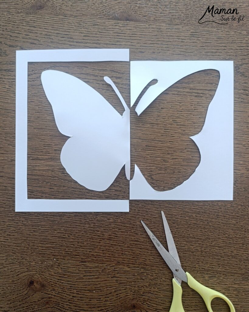 Créer un papillon graphique en miroir : activité créative, dessin et manuelle enfants - Travail autour de la symétrie - Découpage et collage de papier - Dessins et graphismes noirs pour le décor - Façon art thérapie, zen art - Relaxation, détente - Contraste entre couleurs et noir et blanc - Bricolage sympa et facile - Thème insectes et autres petites bêtes, nature, printemps - Bricolage et décoration sympa et facile - Arts visuels maternelle et élémentaire - Cycles 1 et 2, 3 et 4 - Adultes - Créativité - tutoriel photos - mslf