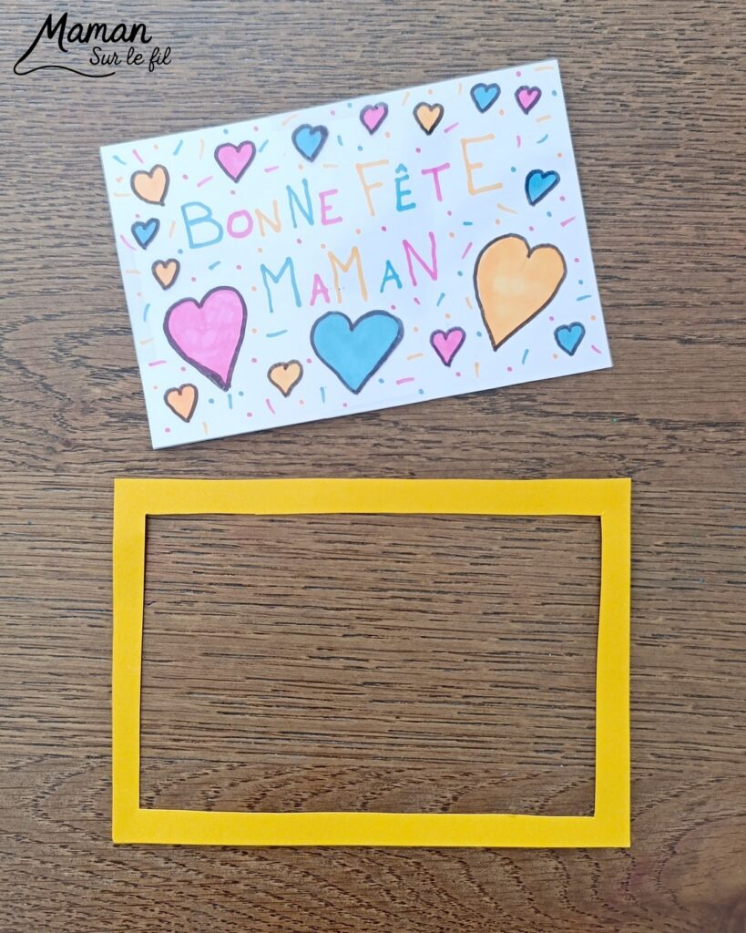 Créer une carte magique pour la fête des mères : activité créative, dessin et manuelle enfants - Carte surprise avec message et couleurs qui apparaissent quand on tire sur une feuille - Cadeau DIY Fait maison à offrir pour la fête des mères, grands-mères, pères, grands-pères - Magie et technique ludique - Carte colorée, joyeuse pour la fête des mères ou des pères - Cadeau DIY - Décoration DIY Fait maison - Arts visuels et Bricolage facile - Thème amour, amitié, Saint Valentin, fête des grands-mères, mères, grands-pères, pères - Bricolage et décoration sympa et facile - Arts visuels maternelle et élémentaire - Cycles 1 et 2 - Créativité - tutoriel photos et vidéo - mslf