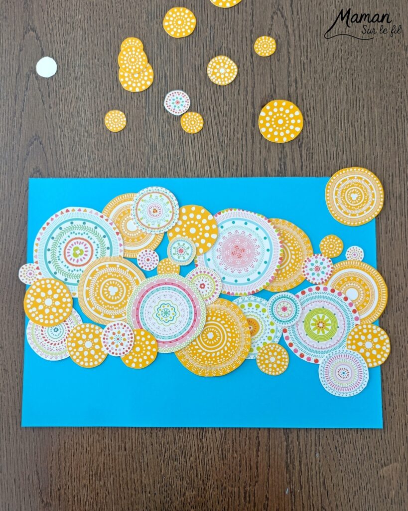 Créer un champ de fleurs Mandalas avec une boite de récup' : activité créative, récup' et manuelle enfants - Recyclage, surcyclage d'une jolie boîte en carton - Découpage des mandalas pour en faire des fleurs, collage, dessin - Décoration DIY Fait maison - Arts visuels et Bricolage facile - Thème fleurs, nature, printemps, jardin - Bricolage et décoration sympa et facile - Arts visuels maternelle et élémentaire - Cycles 1 et 2 - Créativité - tutoriel photos - mslf