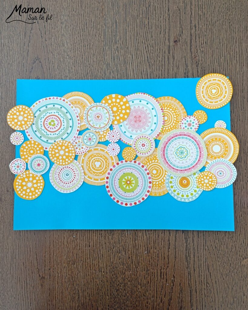 Créer un champ de fleurs Mandalas avec une boite de récup' : activité créative, récup' et manuelle enfants - Recyclage, surcyclage d'une jolie boîte en carton - Découpage des mandalas pour en faire des fleurs, collage, dessin - Décoration DIY Fait maison - Arts visuels et Bricolage facile - Thème fleurs, nature, printemps, jardin - Bricolage et décoration sympa et facile - Arts visuels maternelle et élémentaire - Cycles 1 et 2 - Créativité - tutoriel photos - mslf