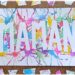 Créer une carte Maman en peinture soufflée à la paille : activité créative, peinture et manuelle enfants - Mot Maman écrit au washi ou masking tape - Tâches de peinture colorées soufflée à la paille pour un effet moderne, pop art, tag - Carte colorée, joyeux pour la fête des mères ou des pères - Cadeau DIY - Décoration DIY Fait maison - Arts visuels et Bricolage facile - Thème amour, amitié, Saint Valentin, fête des grands-mères, mères, grands-pères, pères - Bricolage et décoration sympa et facile - Arts visuels maternelle et élémentaire - Cycles 1 et 2 - Créativité - tutoriel photos - mslf
