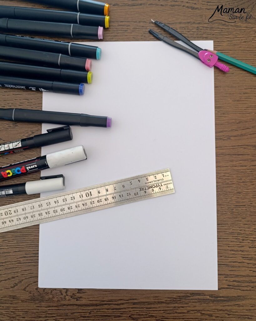 Dessiner un coucher de soleil tout en graphismes : activité créative, dessin et manuelle enfants - Zen art, art thérapie, graphismes, coloriage pour se détendre, se relaxer - Activité détente, gestion du stress - Décoration DIY Fait maison - Arts visuels et Bricolage facile - Thème vacances, plage, été, météo - Bricolage et décoration sympa et facile - Arts visuels maternelle et élémentaire, adultes - Cycles 1, 2, 3 et 4 - Créativité - tutoriel photos - mslf