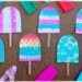 Créer des glaces colorées avec du papier crépon : activité créative, récup', peinture et manuelle enfants - Recyclage, surcyclage de bâtonnets de glace en bois - Technique de peinture avec bandes, carrés de papier crépon et eau au pulvérisateur - Mosaïque, dessins, graphismes - Décoration DIY Fait maison - Arts visuels et Bricolage facile - Thème gourmandises, goûters, vacances, été - Bricolage et décoration sympa et facile - Arts visuels maternelle et élémentaire, adultes - Cycles 1 et 2 - Créativité - tutoriel photos - mslf