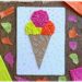 Fabriquer une glace avec du carton ondulé et des boules de papier de soie froissé : activité créative, récup' et manuelle enfants - Recyclage, surcyclage de carton épais et déchiré - Collage de boules de papier de soie froissé pour la texture et un effet 3D et en relief - Dessin et graphismes - Décoration DIY Fait maison - Arts visuels et Bricolage facile - Thème gourmandises, goûters, vacances, été - Bricolage et décoration sympa et facile - Arts visuels maternelle et élémentaire, adultes - Cycles 1 et 2 - Créativité - tutoriel photos et vidéo - mslf