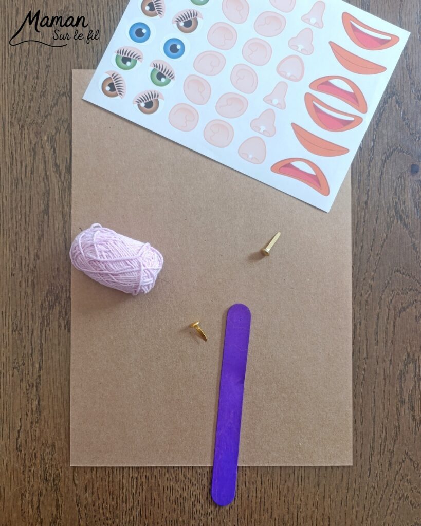 Fabriquer un lapin mignon aux oreilles articulées : activité créative, papier et manuelle enfants - Bricolage rigolo type marionnette - Découpage de papier - Récup', recyclage, surcyclage de bâtonnet de glace en bois - Articulation avec attaches parisiennes et fils / laine - Gommettes, dessin et coloriage - Arts visuels et Bricolage facile - Thème animaux de la ferme, campagne, pâques - Bricolage et décoration sympa et facile - Arts visuels maternelle et élémentaire - Cycles 1 et 2 - Créativité - tutoriel photos et vidéo - mslf