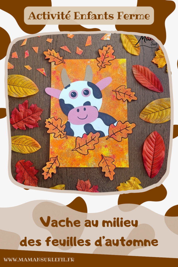 Créer une vache au milieu des feuilles d'automne et présentation des nouveaux hors-séries Salamandre : activité créative, peinture, collage et manuelle et lecture enfants - Fond en peinture à l'éponge dans des couleurs chaudes et automnales - Découpage des éléments de la vache et des feuilles - Dessin des détails et collage des éléments - Avis sur les magazines Hors-série Petite Salamandre, Salamandre Junior, Revue Salamandre parfaits pour 4 à 99 ans, amoureux de la nature et des animaux - Maternelle, Primaire, collège, lycée, adultes - 3 versions pour tout âge - Complet et qualitatif - Reportages, belles photos, BD, jeux, activités manuelles... - Bricolage et décoration DIY et facile - Bricolage Fait maison, décoration - Thème Forêts, Arbres, animaux des bois, automne, animaux de la ferme - Bricolage sympa et facile - Arts visuels Maternelle et cycle 2 - Maternelle et élémentaire - Créativité et lecture jeunesse - Cycle 1 ou 2 - tutoriel photos - mslf