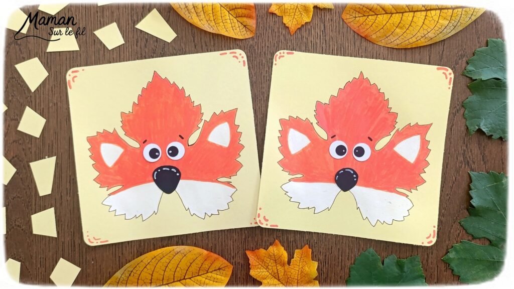 Dessiner un renard avec une feuille de vigne : activité créative, nature, dessin et manuelle - Land art - Utilisation de la nature dans les créations - Dessiner le contour d'une feuille de vigne et la colorier - Dessin, coloriage, découpage, collage - Tête de renard rigolote - Carte automnale - Bricolage et décoration DIY et facile - Bricolage Fait maison, décoration - Thème Animaux de la forêts, des bois de la campagne, automne - Bricolage sympa et facile - Arts visuels Maternelle et cycle 2 - Maternelle et élémentaire - Créativité - Cycle 1 ou 2 - tutoriel photos et vidéo - mslf