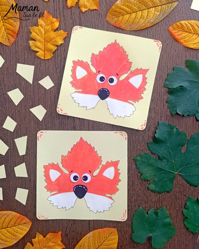 Dessiner un renard avec une feuille de vigne : activité créative, nature, dessin et manuelle - Land art - Utilisation de la nature dans les créations - Dessiner le contour d'une feuille de vigne et la colorier - Dessin, coloriage, découpage, collage - Tête de renard rigolote - Carte automnale - Bricolage et décoration DIY et facile - Bricolage Fait maison, décoration - Thème Animaux de la forêts, des bois de la campagne, automne - Bricolage sympa et facile - Arts visuels Maternelle et cycle 2 - Maternelle et élémentaire - Créativité - Cycle 1 ou 2 - tutoriel photos et vidéo - mslf