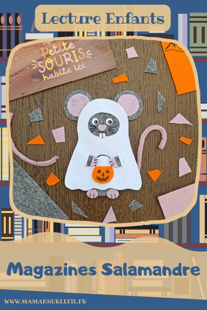 Fabriquer une souris d'Halloween avec un déguisement de fantôme + présentation des nouveaux magazines Salamandre : activité créative et manuelle et lecture enfants - La souris est crée avec de la feutrine (découpage, collage) - Le déguisement est fait en papier - Panier citrouille pour côté mignon - Avis sur les nouveaux magazines Petite Salamandre sur les souris, Salamandre Junior sur les vautours, et Revue Salamandre sur les oiseaux de manière générale - Magazines parfaits pour 4 à 99 ans, enfants et adultes, amoureux de la nature et des animaux - Maternelle, Primaire et collège - 3 versions pour tout âge - Complet et qualitatif - Reportages, belles photos, BD, jeux, activités manuelles... - Bricolage et décoration DIY et facile - Bricolage Fait maison, décoration - Thème Animaux et nature, animaux de la ferme, de la campagne, de la forêt, oiseaux, automne - Bricolage sympa et facile - Code promo pour un numéro gratuit - Arts visuels Maternelle et cycle 2 - Maternelle et élémentaire - Créativité et lecture jeunesse - Cycle 1 ou 2 - tutoriel photos - mslf